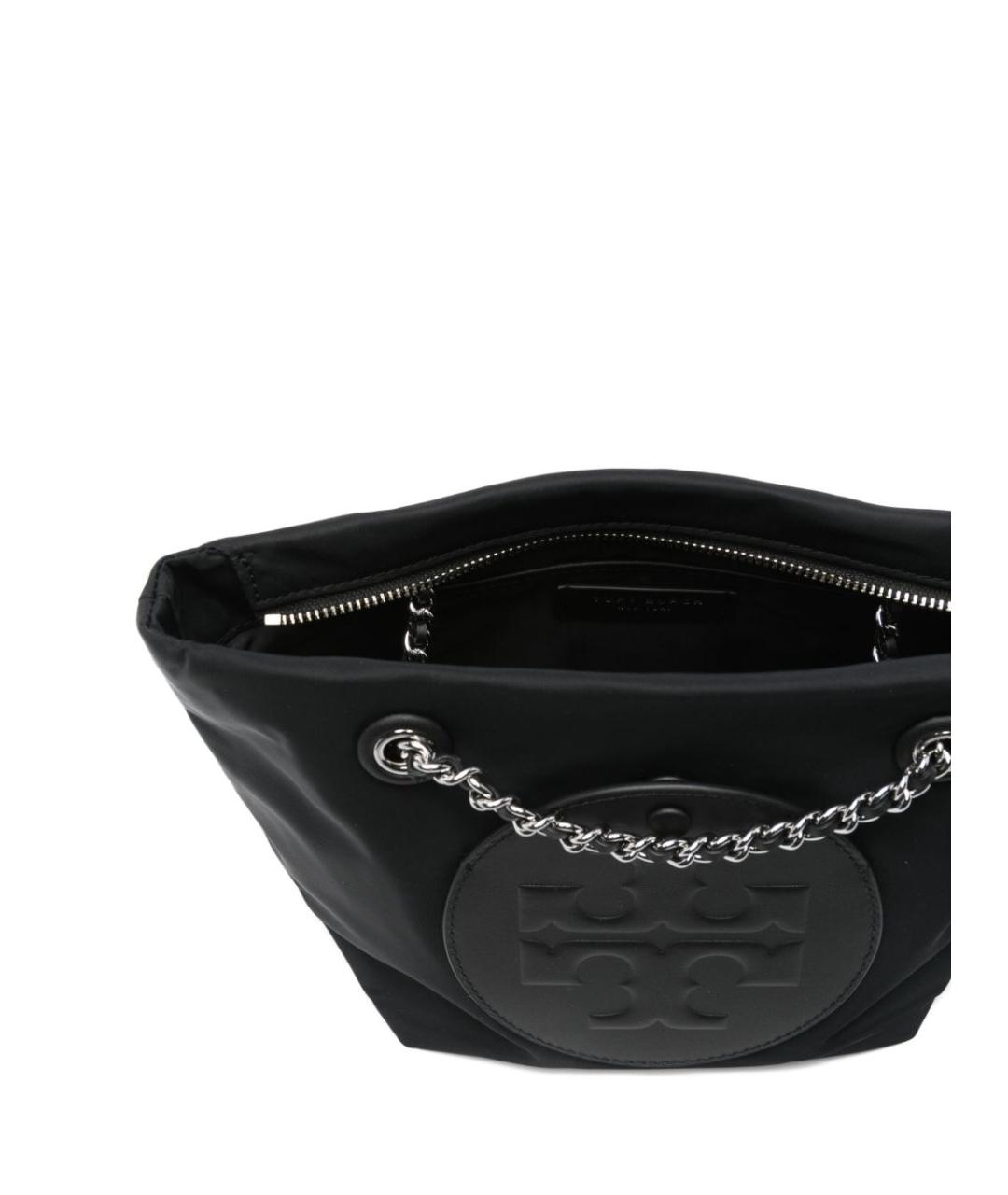 TORY BURCH Черная синтетическая сумка тоут, фото 4