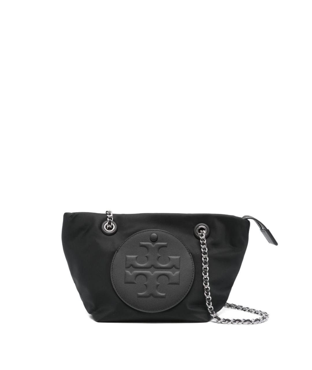 TORY BURCH Черная синтетическая сумка тоут, фото 1