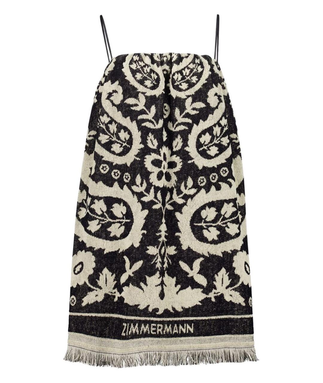 ZIMMERMANN Черное хлопковое повседневное платье, фото 1