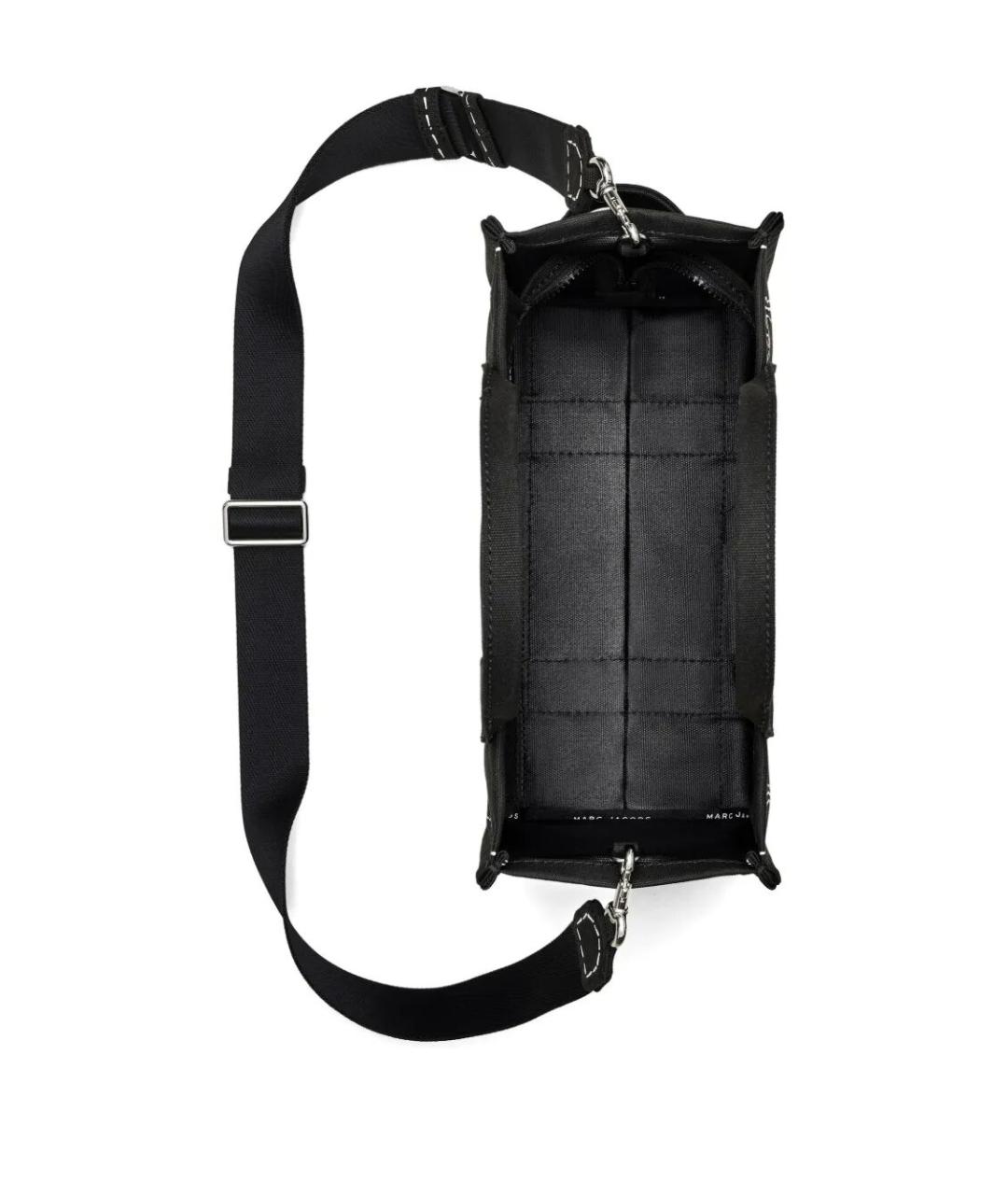 MARC JACOBS Черная хлопковая сумка тоут, фото 2