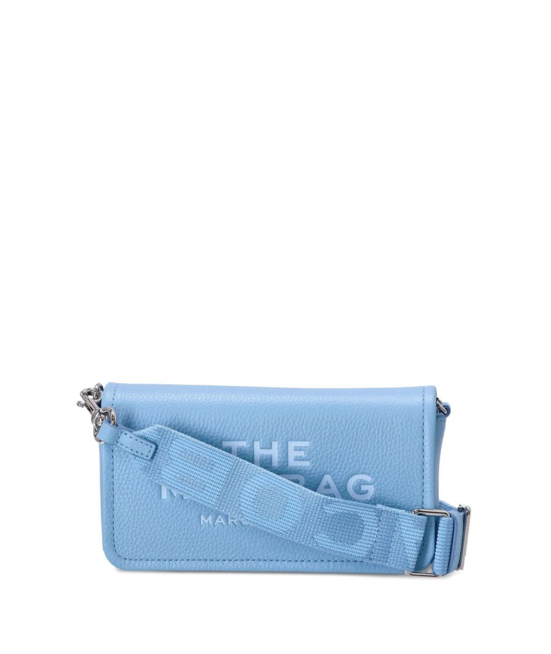 MARC JACOBS Голубая кожаная сумка через плечо, фото 2