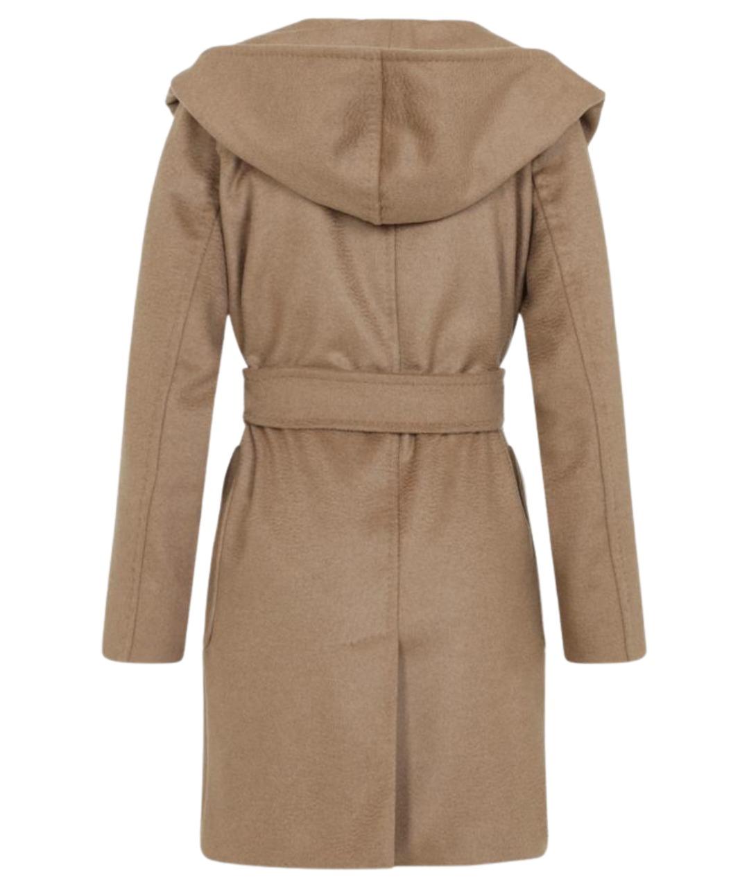 MAX MARA Бежевое шерстяное пальто, фото 2