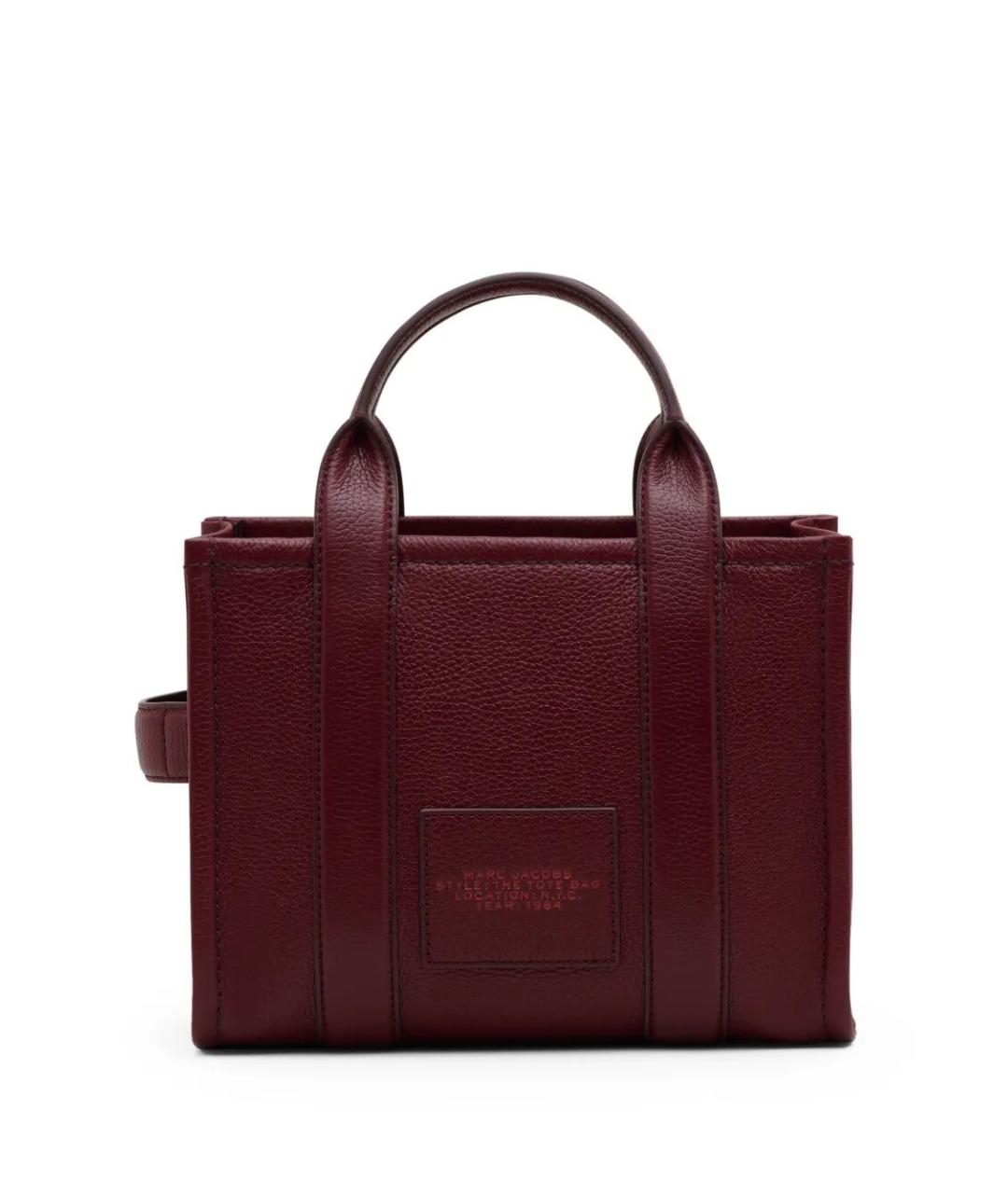 MARC JACOBS Красная кожаная сумка с короткими ручками, фото 3