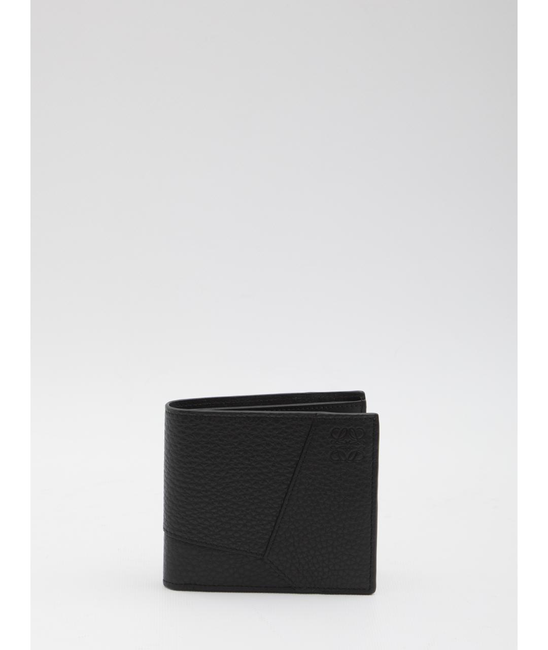 LOEWE Черный кожаный кошелек, фото 5