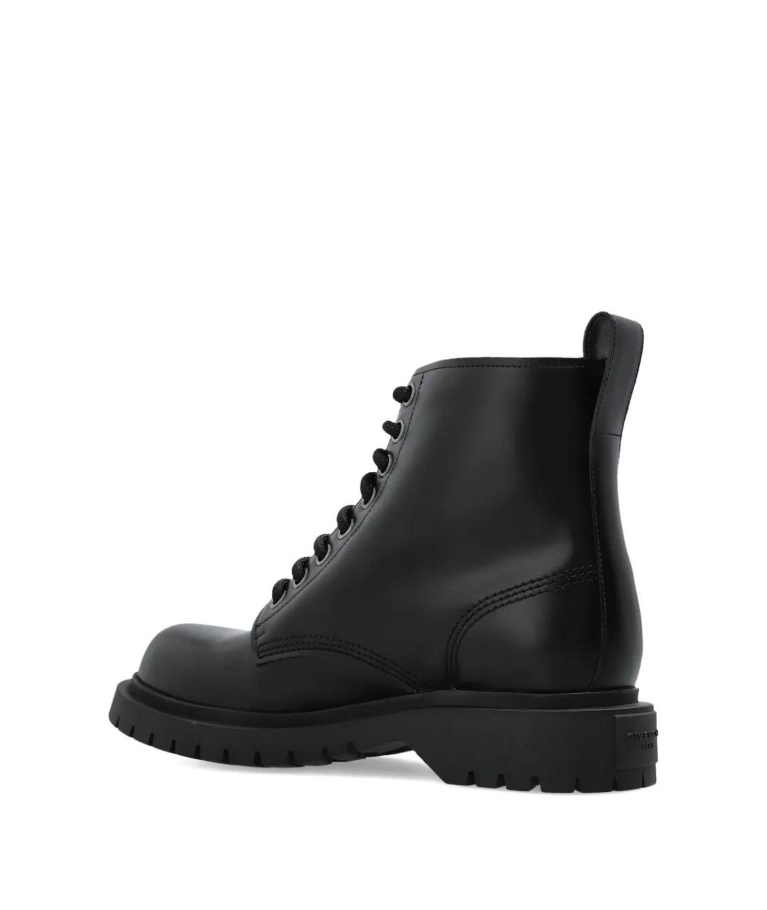 GIVENCHY Черные кожаные ботинки, фото 4