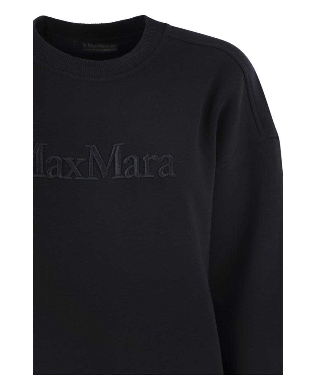 'S MAX MARA Синий хлопковый джемпер / свитер, фото 4