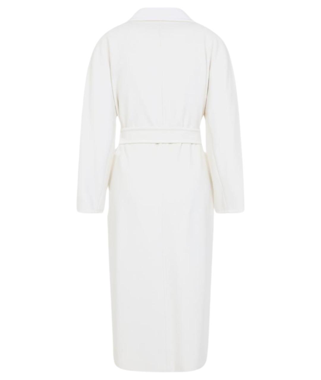 MAX MARA Белое кашемировое пальто, фото 2