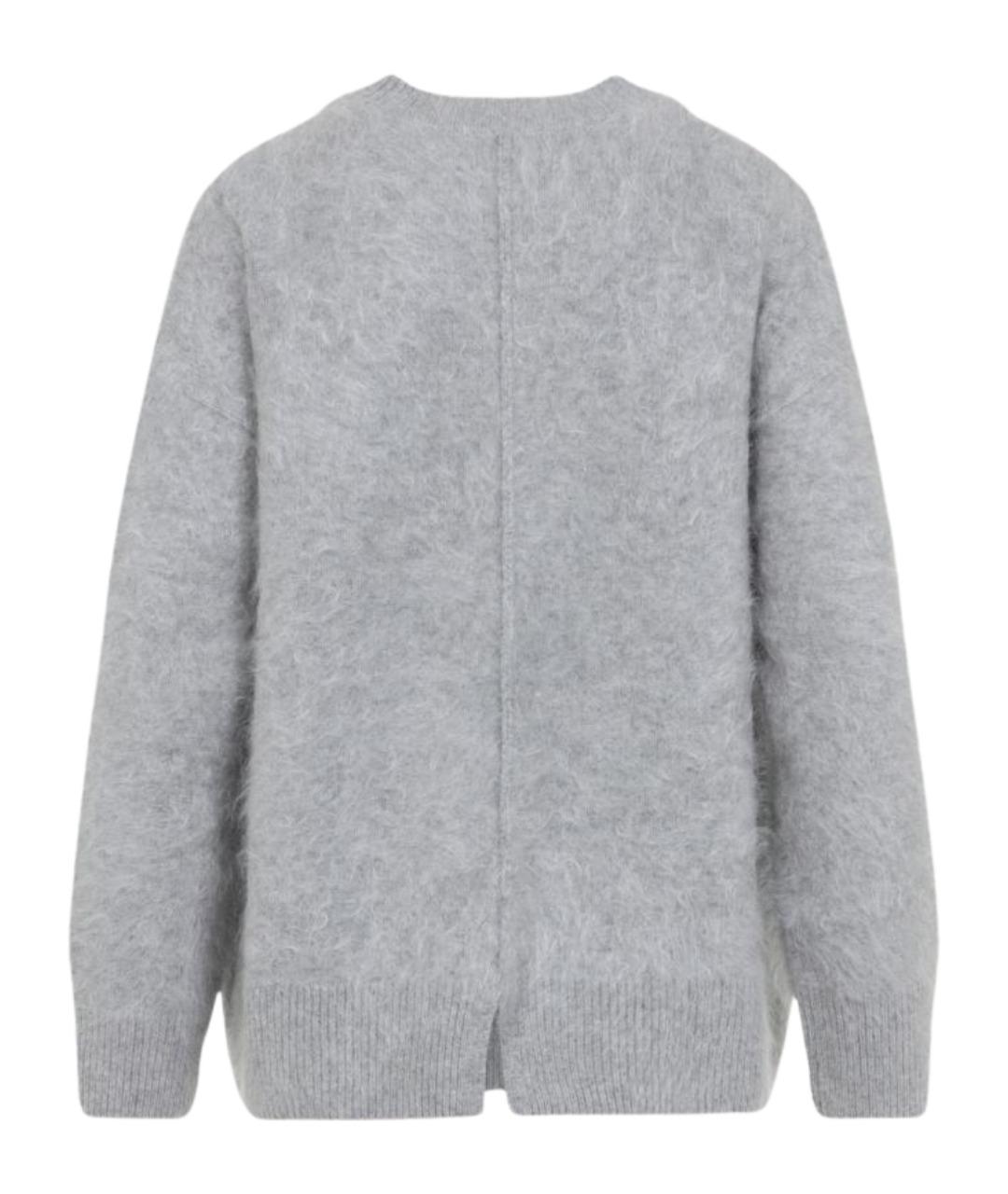 MAX MARA Серый кашемировый джемпер / свитер, фото 2