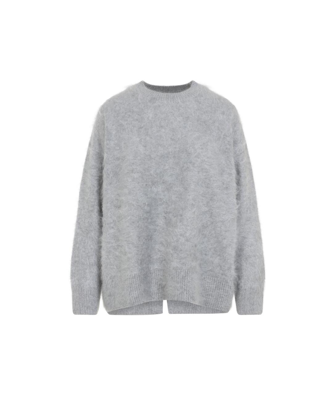 MAX MARA Серый кашемировый джемпер / свитер, фото 1