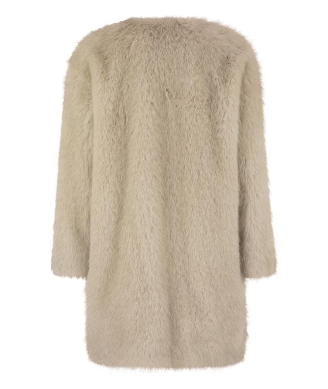 MAX MARA STUDIO Бежевое пальто, фото 2