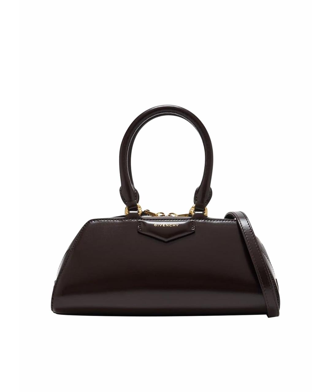 GIVENCHY Коричневая кожаная сумка тоут, фото 1