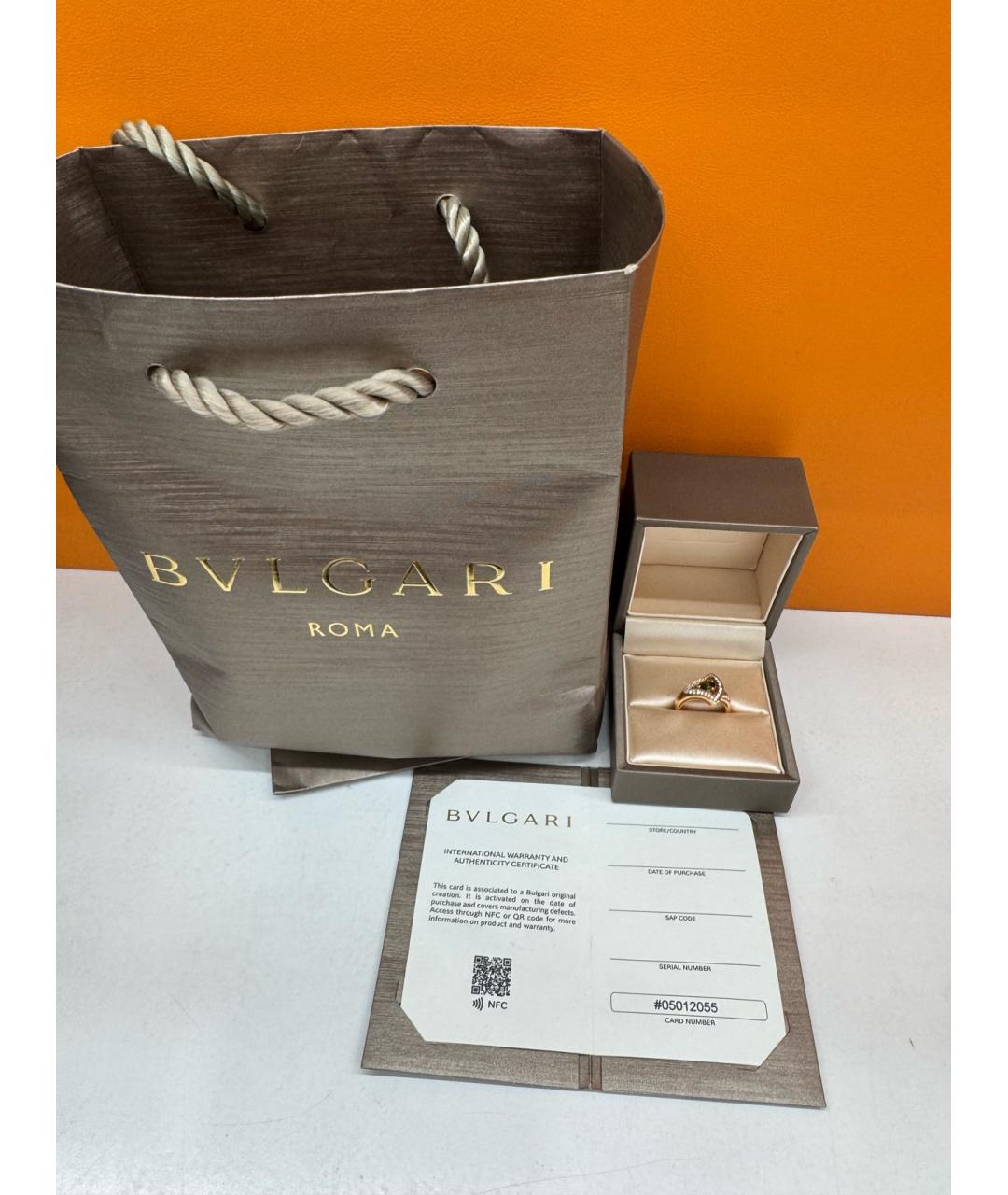 BVLGARI Золотое кольцо из розового золота, фото 5