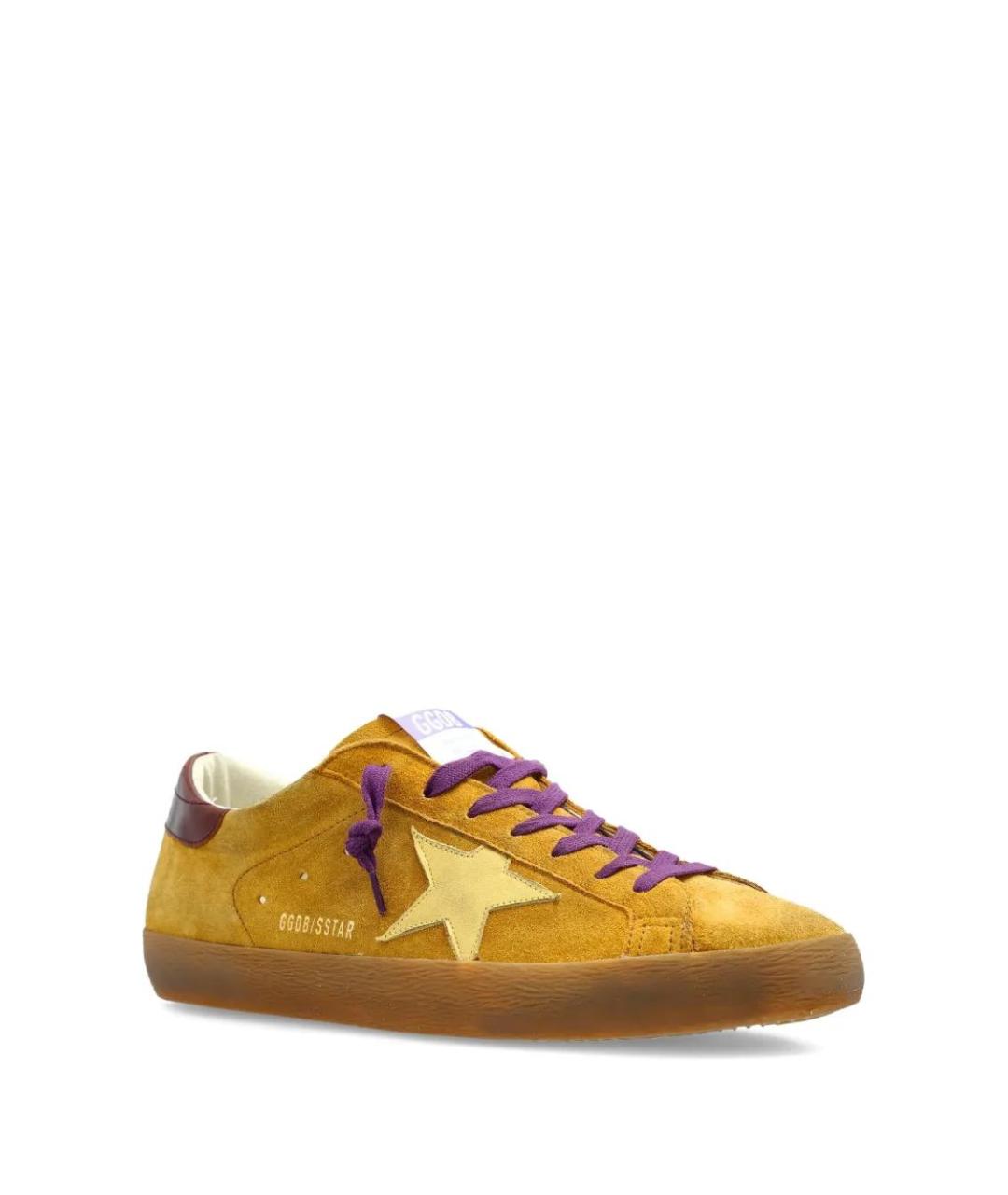 GOLDEN GOOSE DELUXE BRAND Мульти замшевые низкие кроссовки / кеды, фото 2