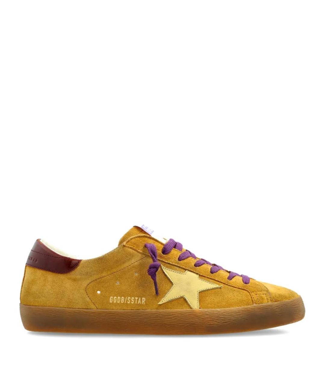 GOLDEN GOOSE DELUXE BRAND Мульти замшевые низкие кроссовки / кеды, фото 1
