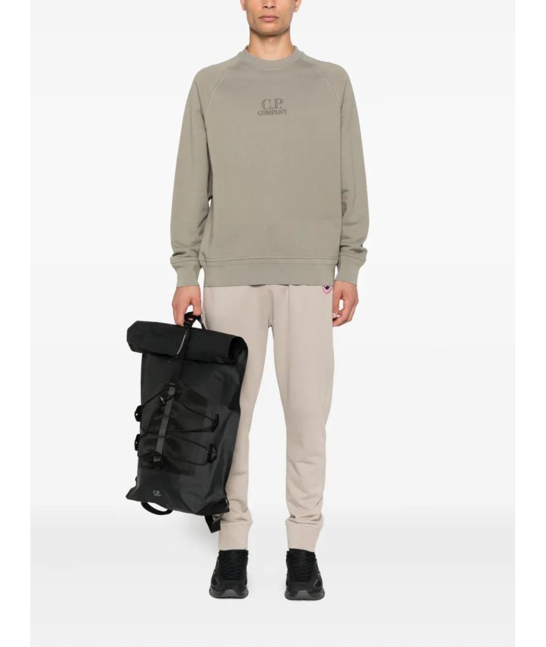 CP COMPANY Бежевый хлопковый джемпер / свитер, фото 2