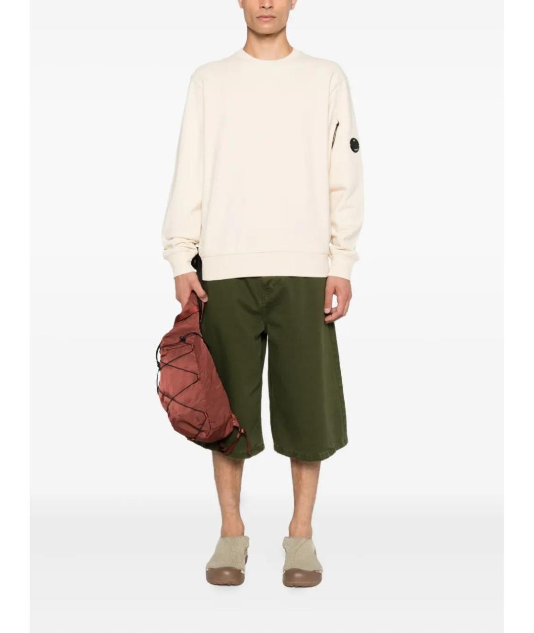 CP COMPANY Бежевый хлопковый джемпер / свитер, фото 2