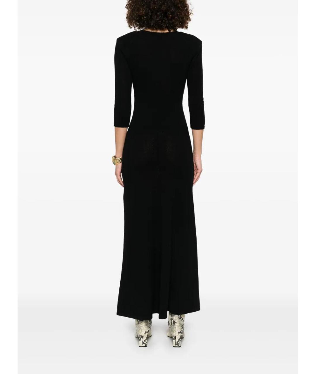 ISABEL MARANT Черное шерстяное повседневное платье, фото 4