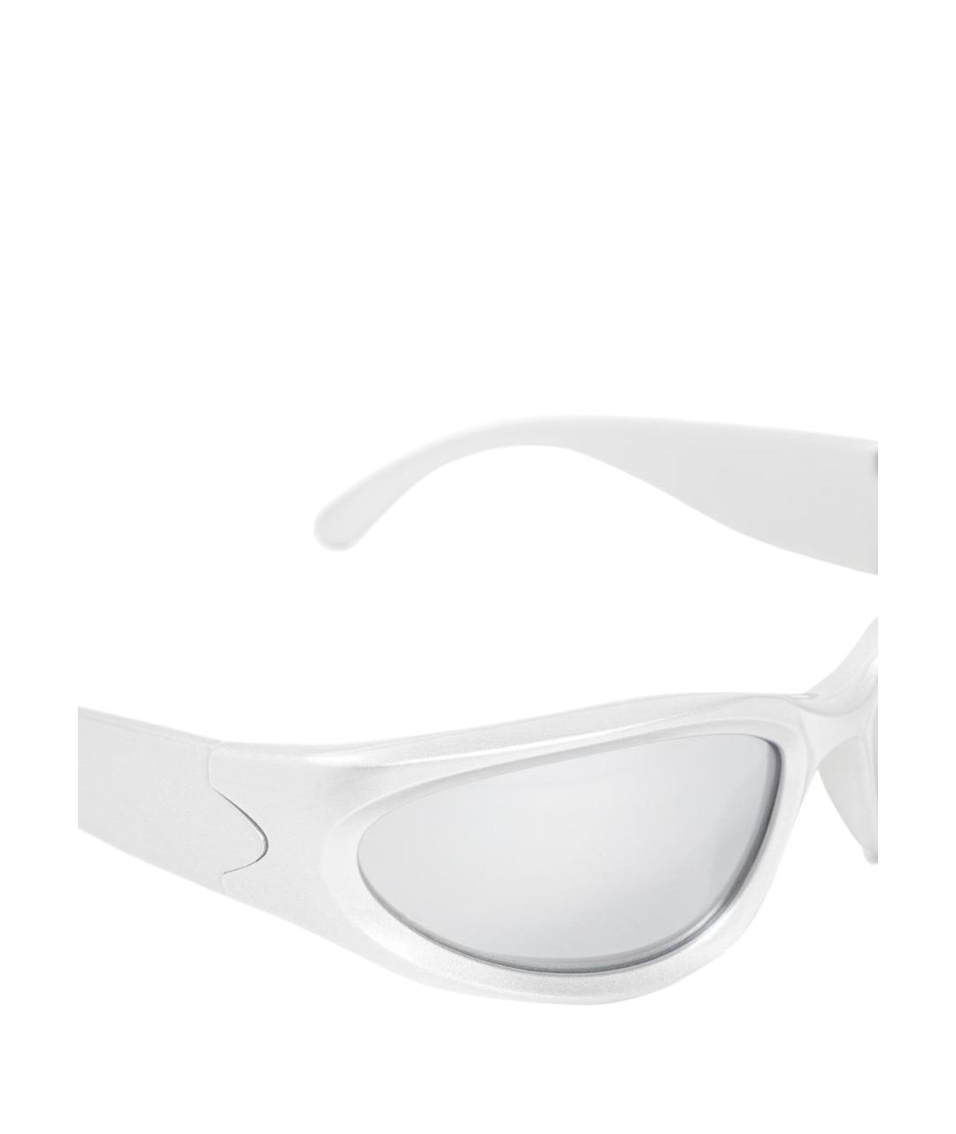 BALENCIAGA Белые солнцезащитные очки, фото 3