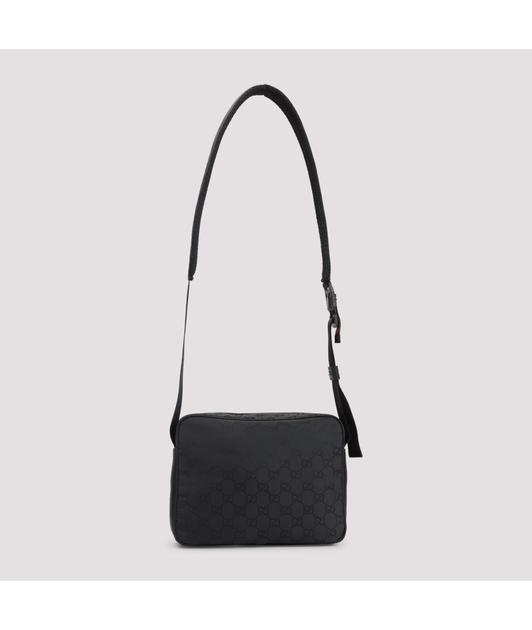 GUCCI Черная синтетическая сумка через плечо, фото 3