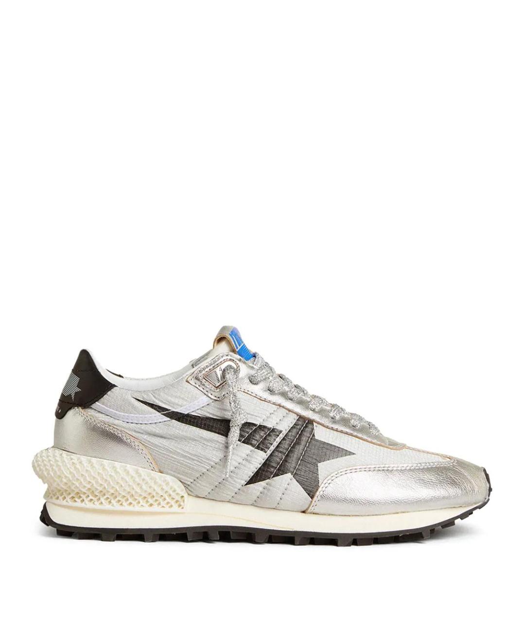 GOLDEN GOOSE DELUXE BRAND Серебряные кроссовки, фото 1