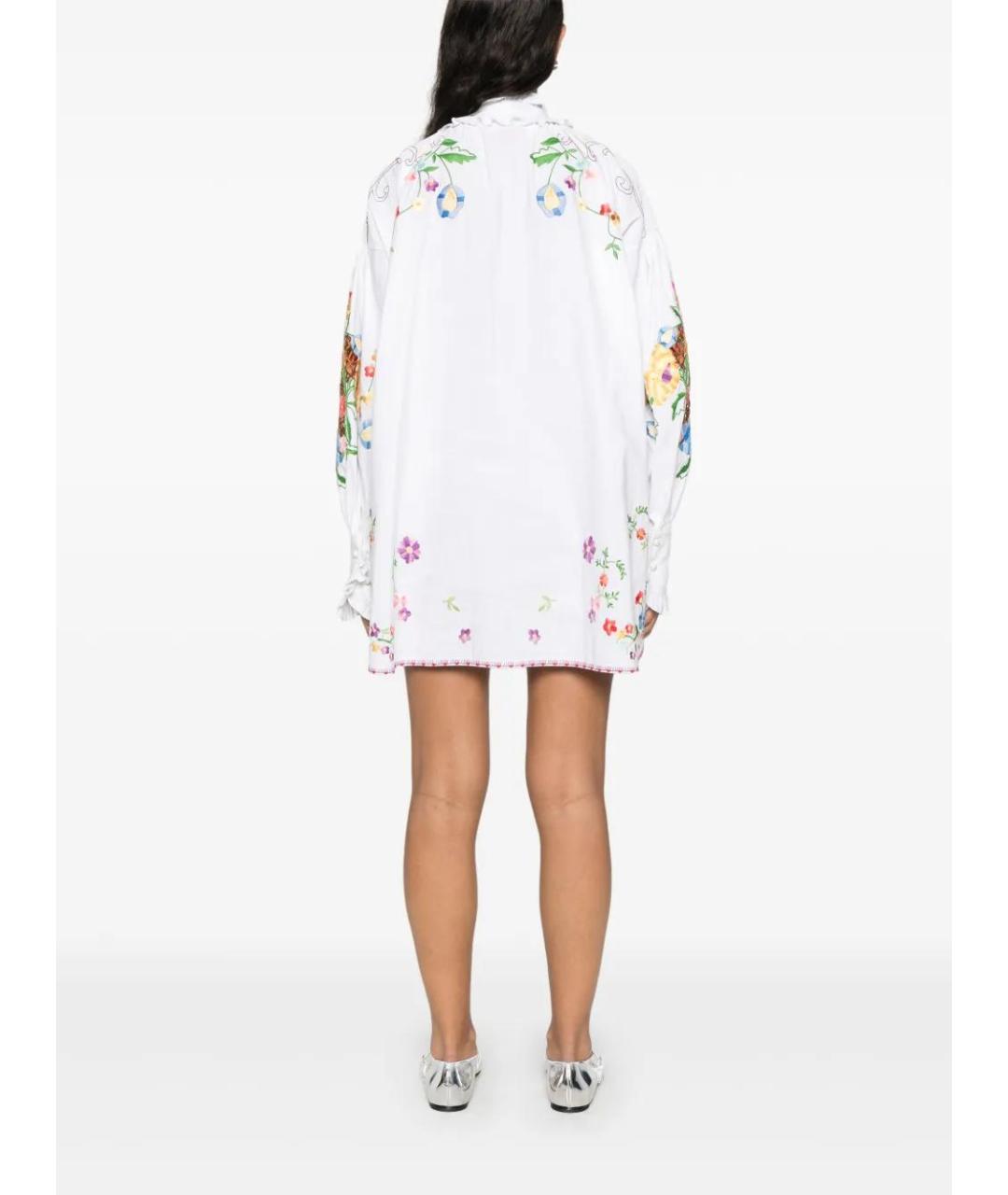 VALENTINO Мульти хлопковое повседневное платье, фото 4