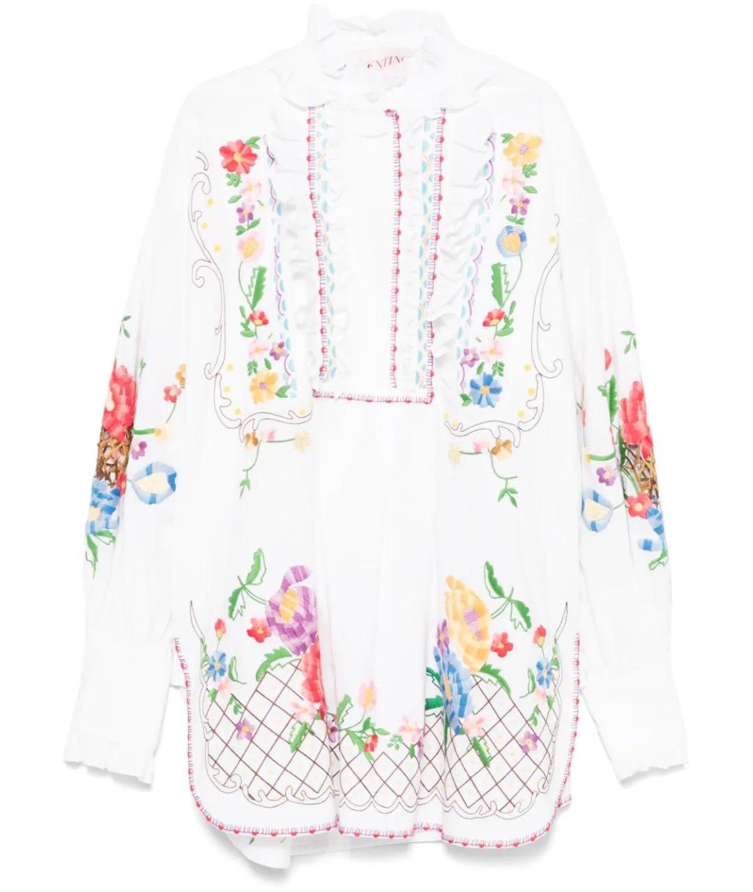 VALENTINO Мульти хлопковое повседневное платье, фото 1