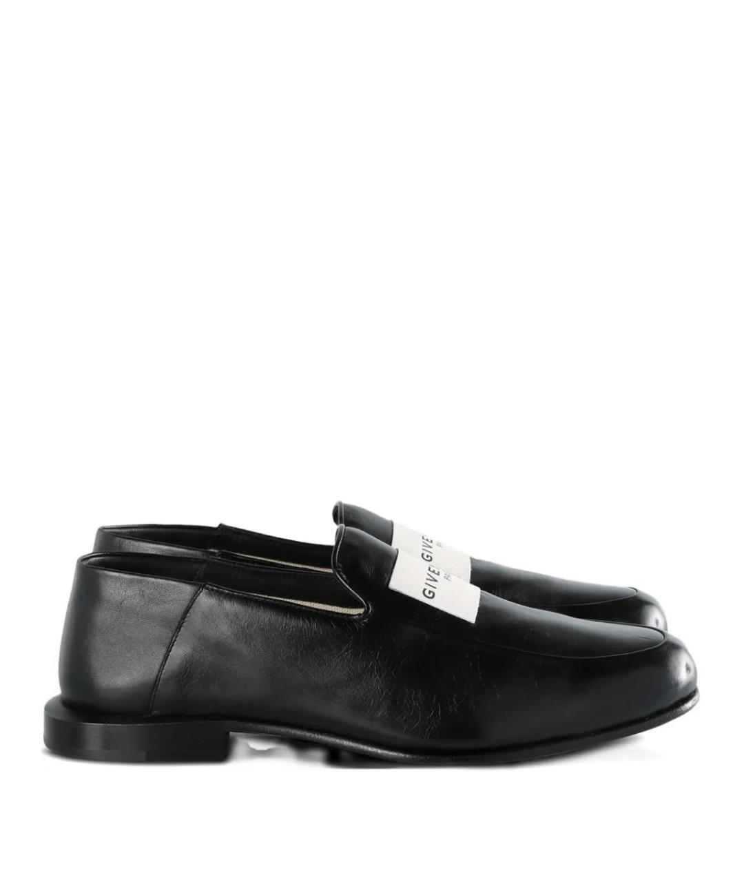 GIVENCHY Черные кожаные лоферы, фото 1