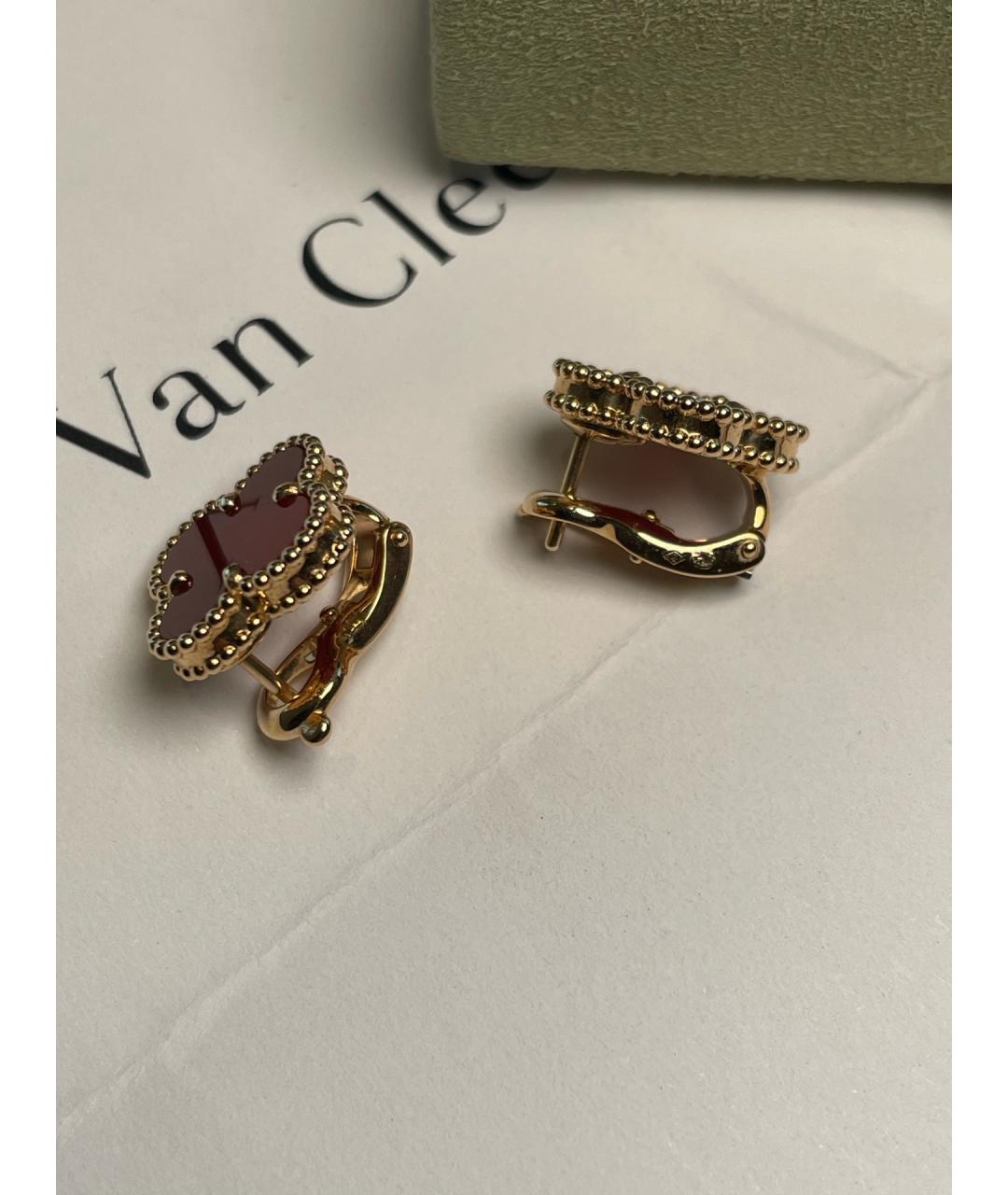 VAN CLEEF & ARPELS Золотые серьги из желтого золота, фото 4