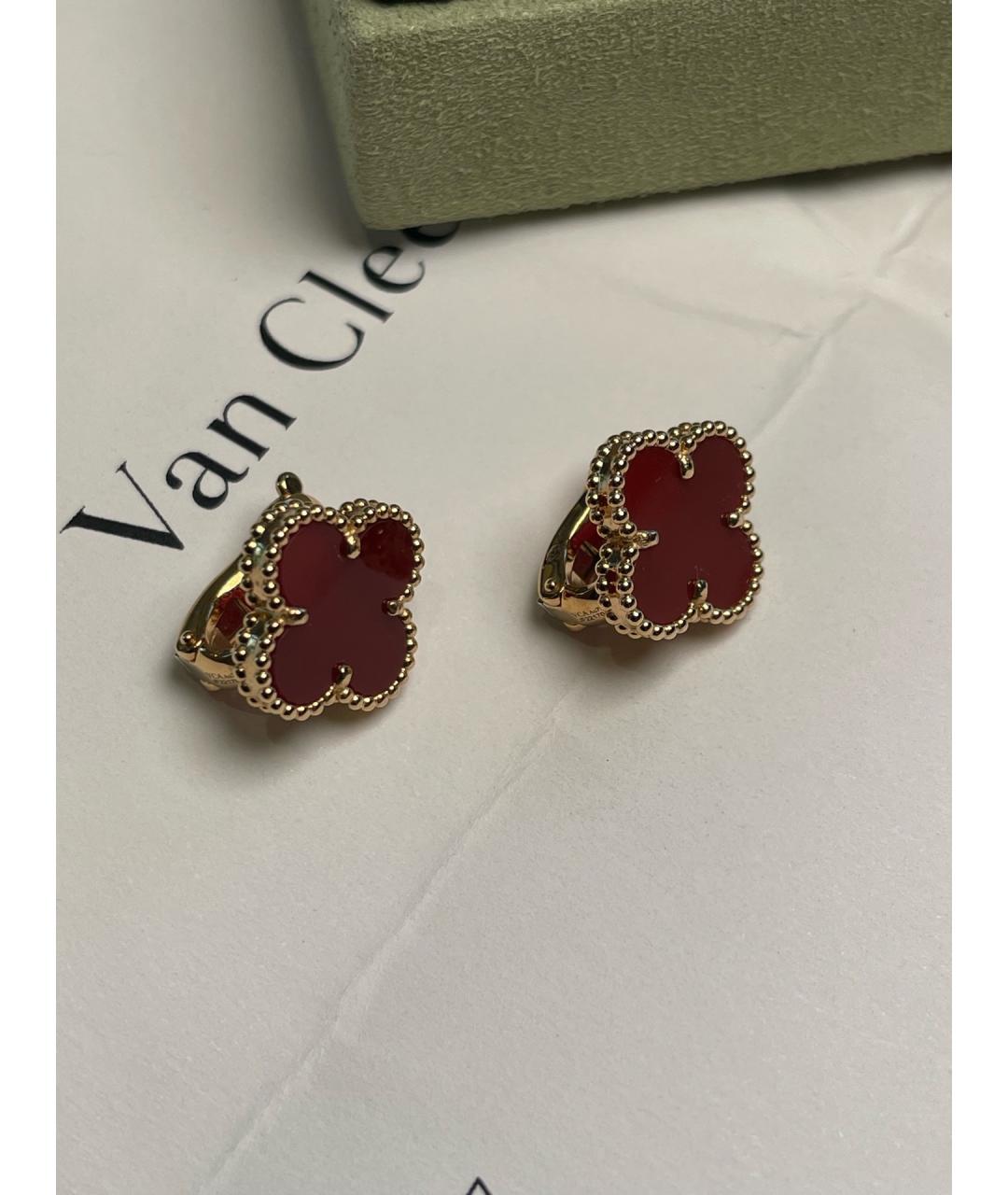 VAN CLEEF & ARPELS Золотые серьги из желтого золота, фото 5