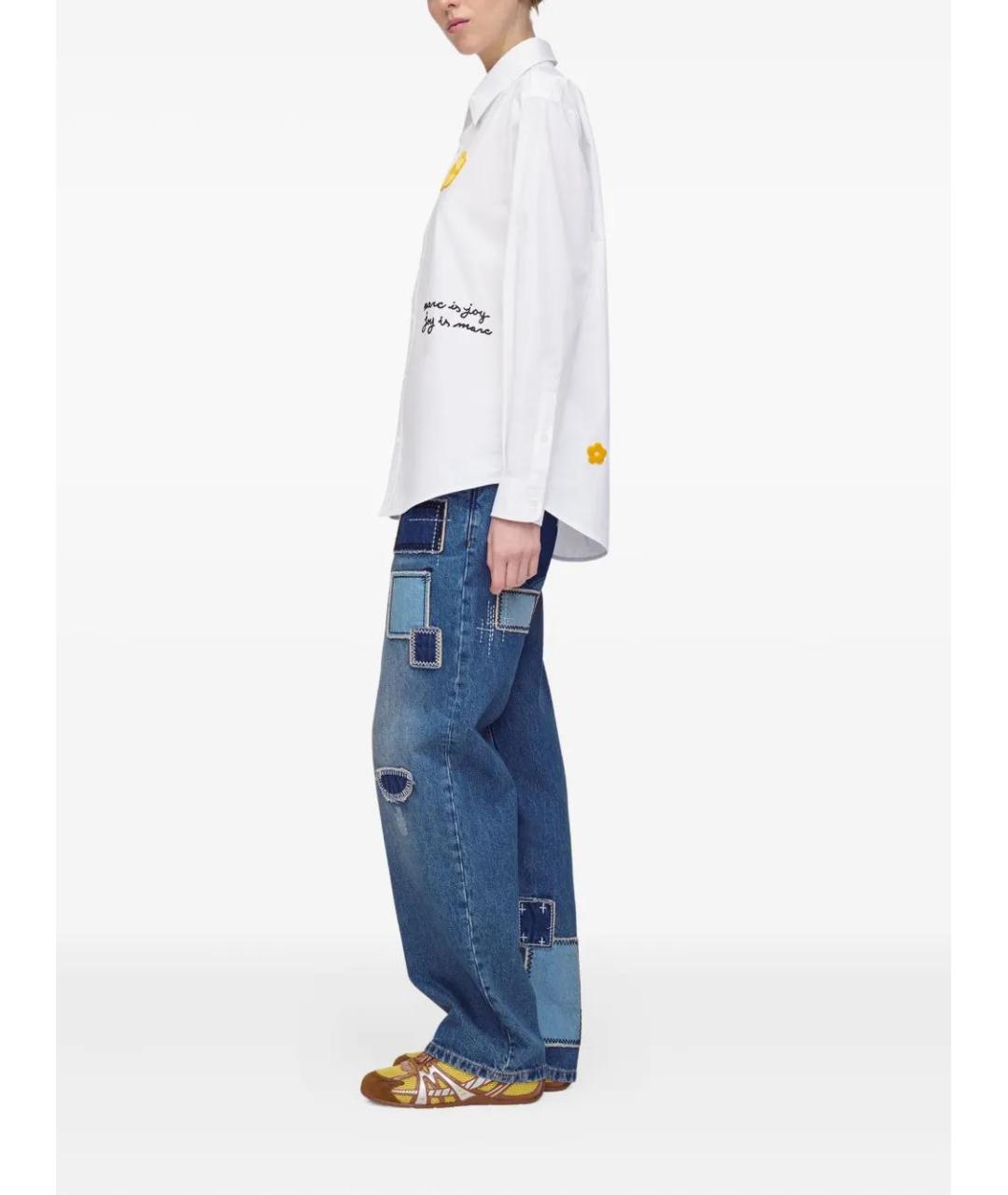 MARC JACOBS Белая хлопковая рубашка, фото 3