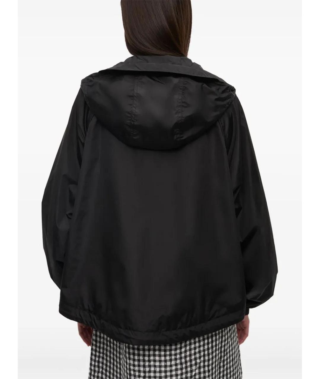 GANNI Черная полиамидовая куртка, фото 4