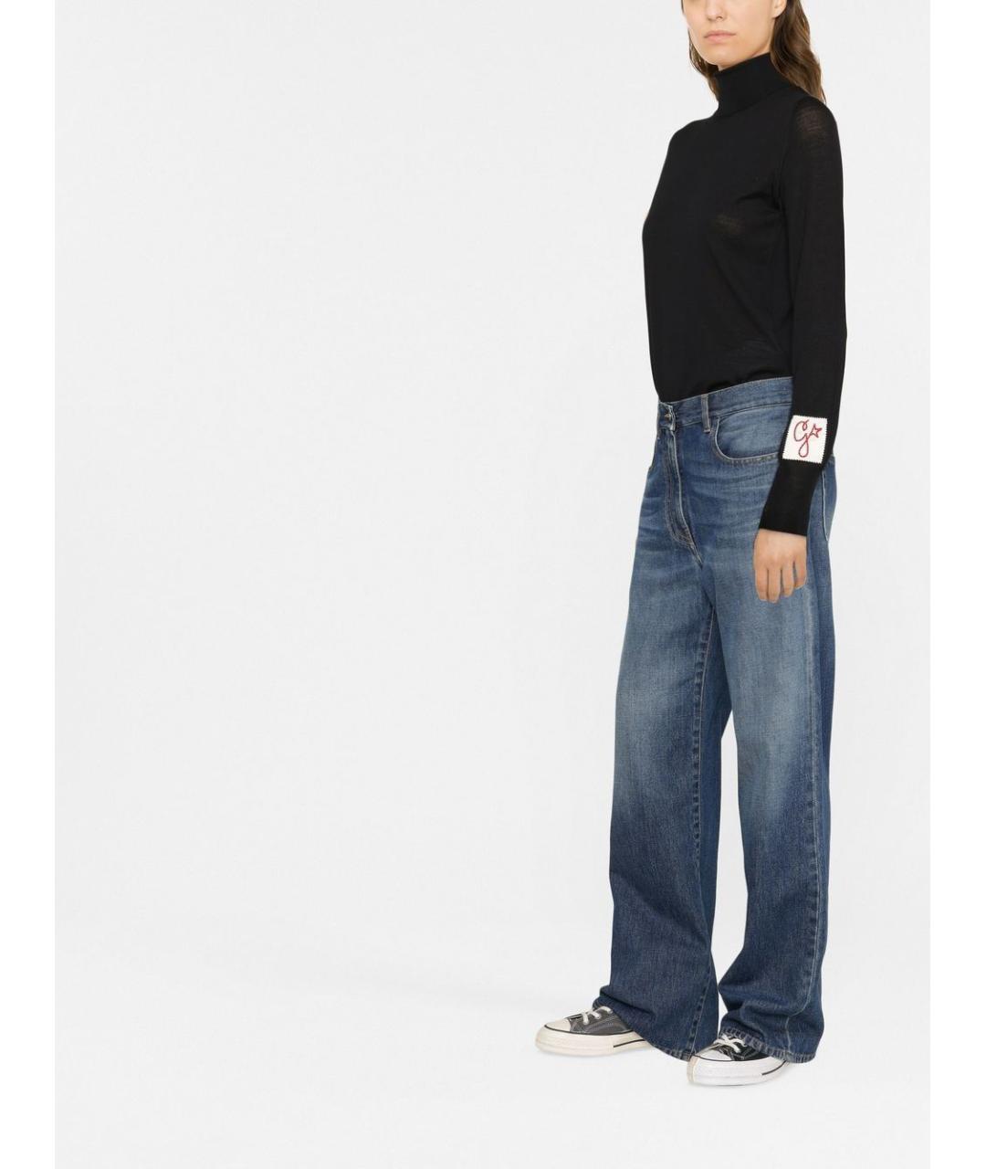 GOLDEN GOOSE DELUXE BRAND Черная шерстяная водолазка, фото 3