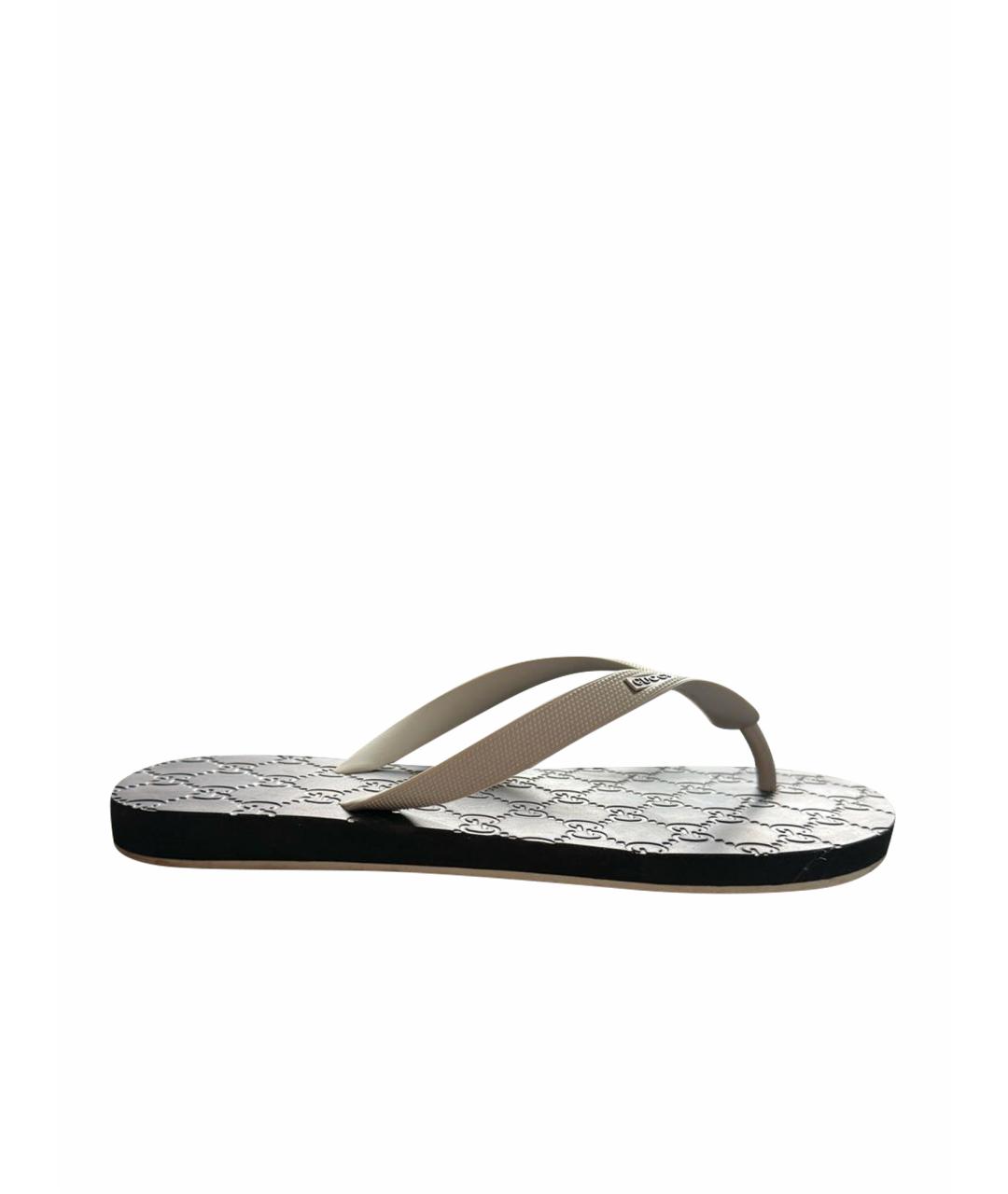 GUCCI Резиновые шлепанцы, фото 1