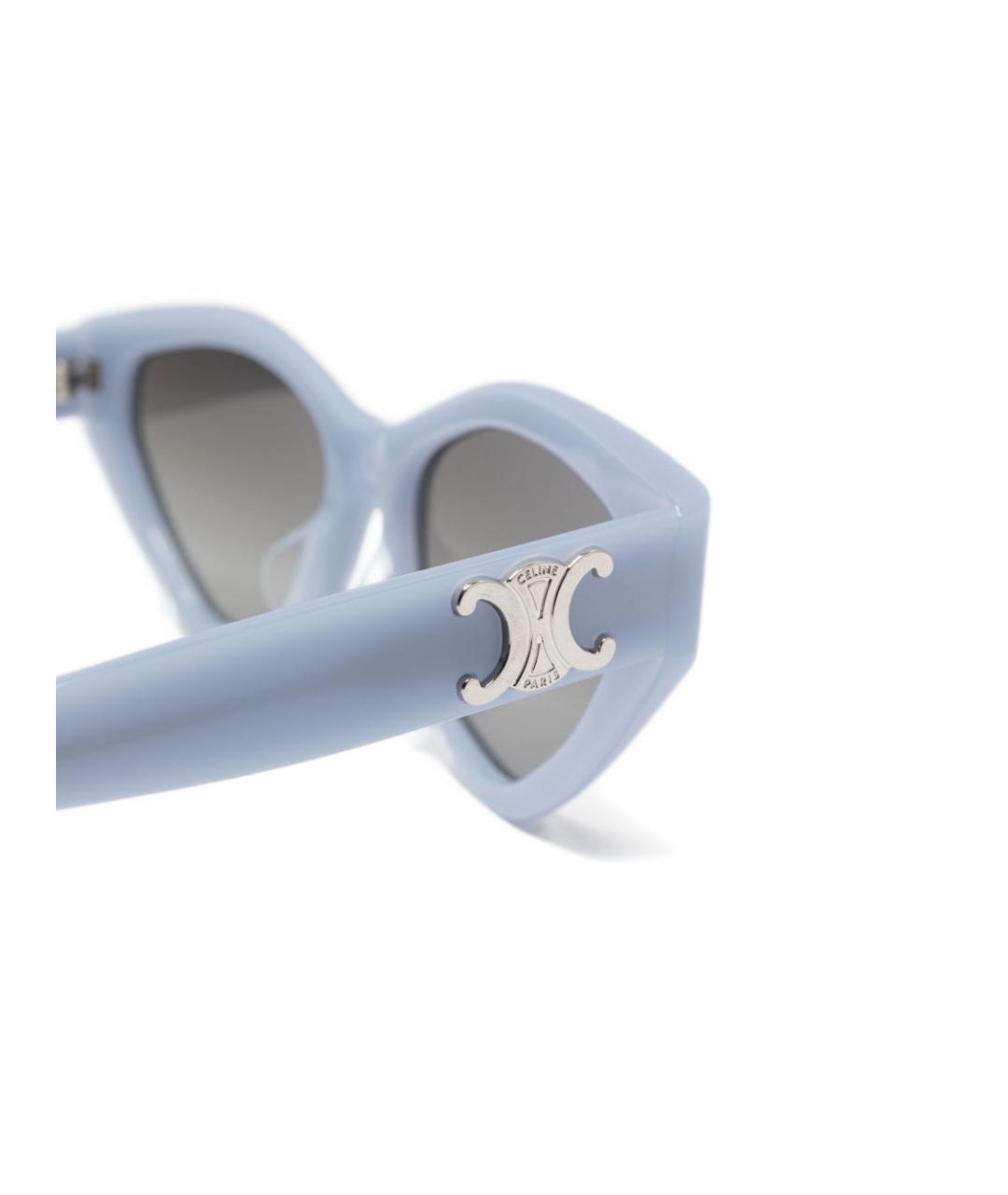 CELINE Голубые солнцезащитные очки, фото 2