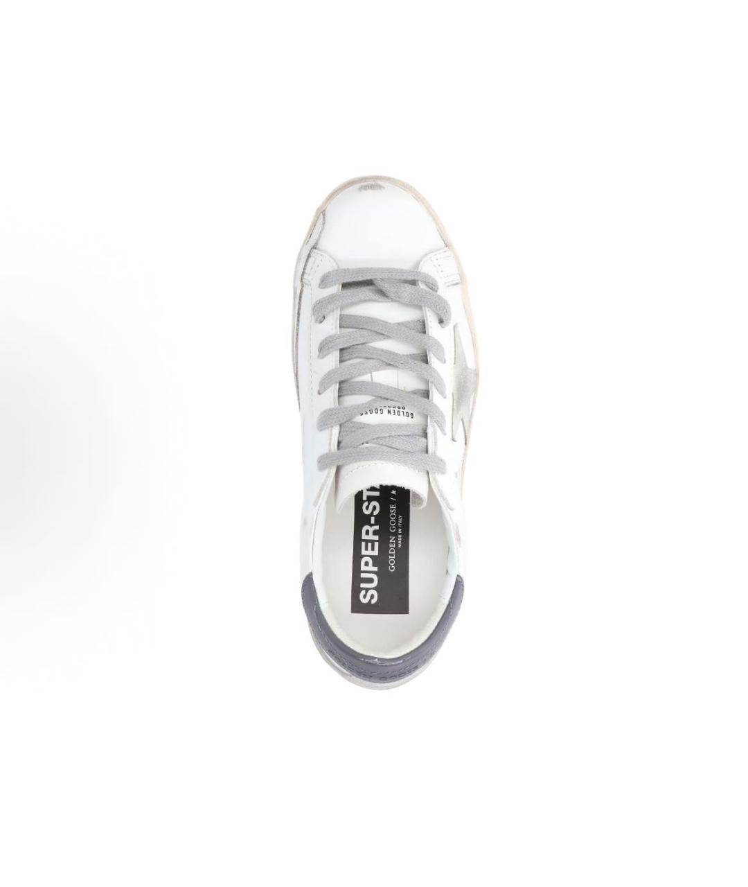 GOLDEN GOOSE DELUXE BRAND Белые кожаные кеды, фото 3