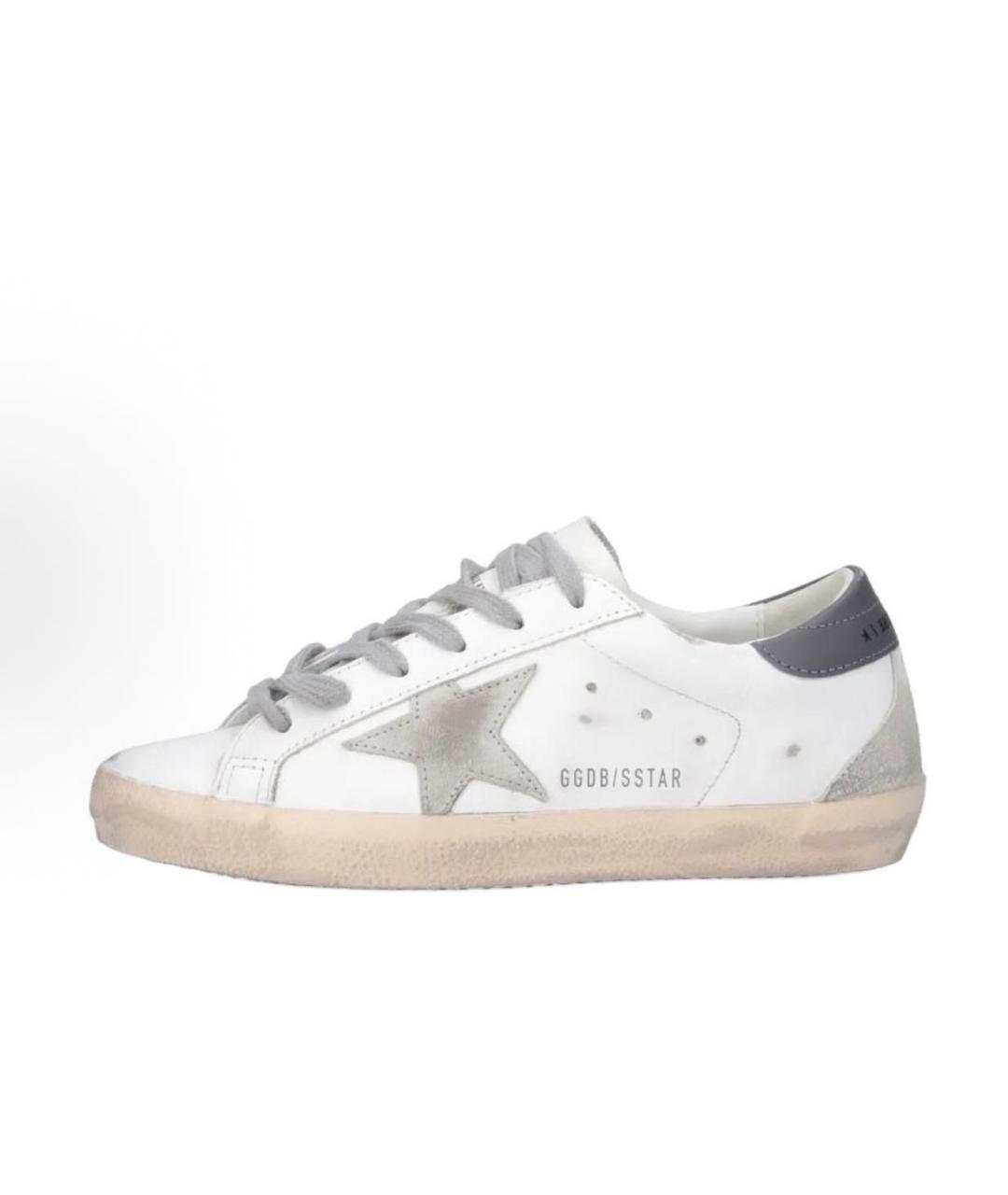 GOLDEN GOOSE DELUXE BRAND Белые кожаные кеды, фото 4