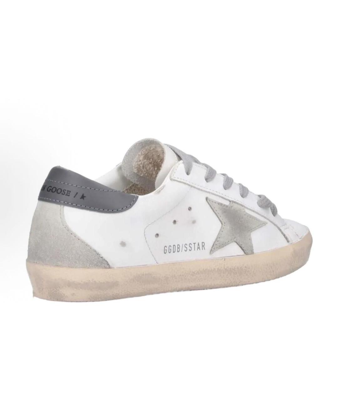 GOLDEN GOOSE DELUXE BRAND Белые кожаные кеды, фото 2