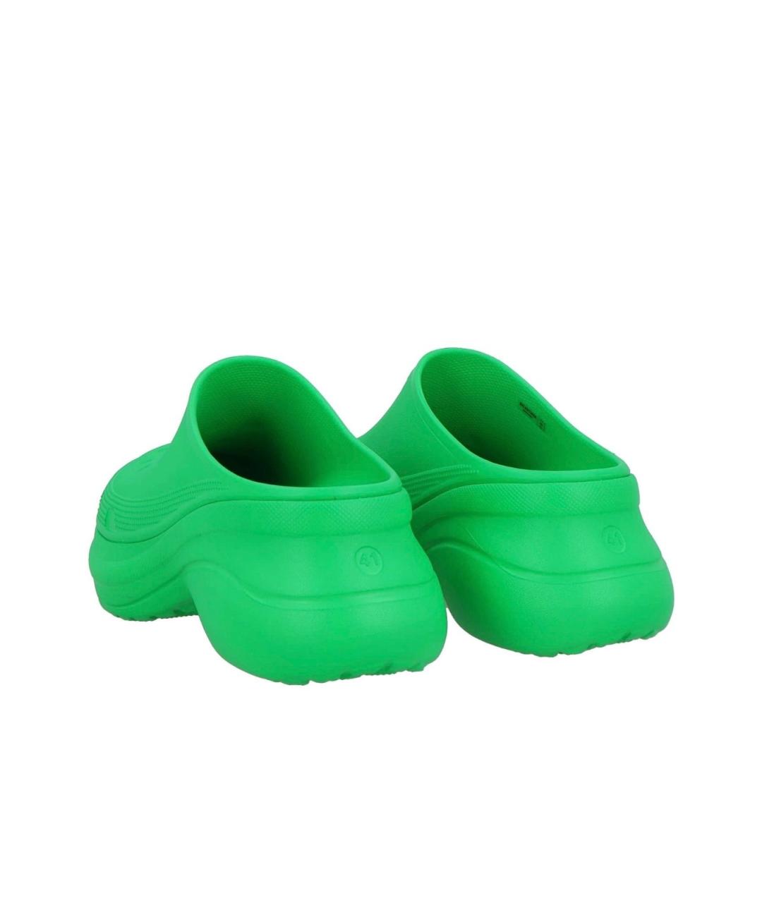 BALENCIAGA Зеленые сабо, фото 4