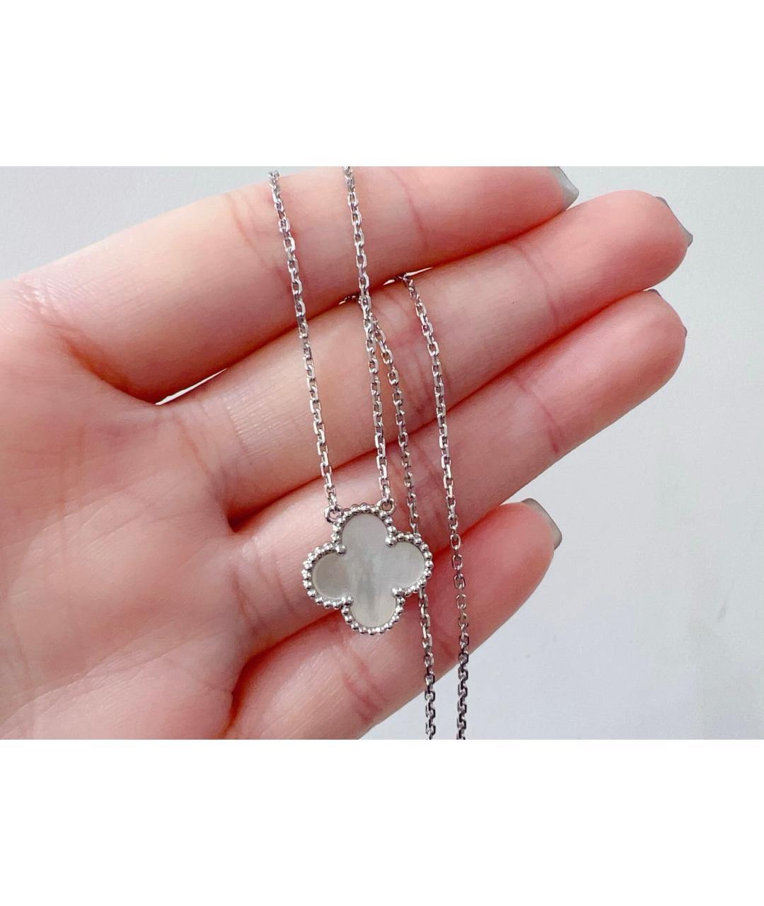 VAN CLEEF & ARPELS Серебряное колье из белого золота, фото 6