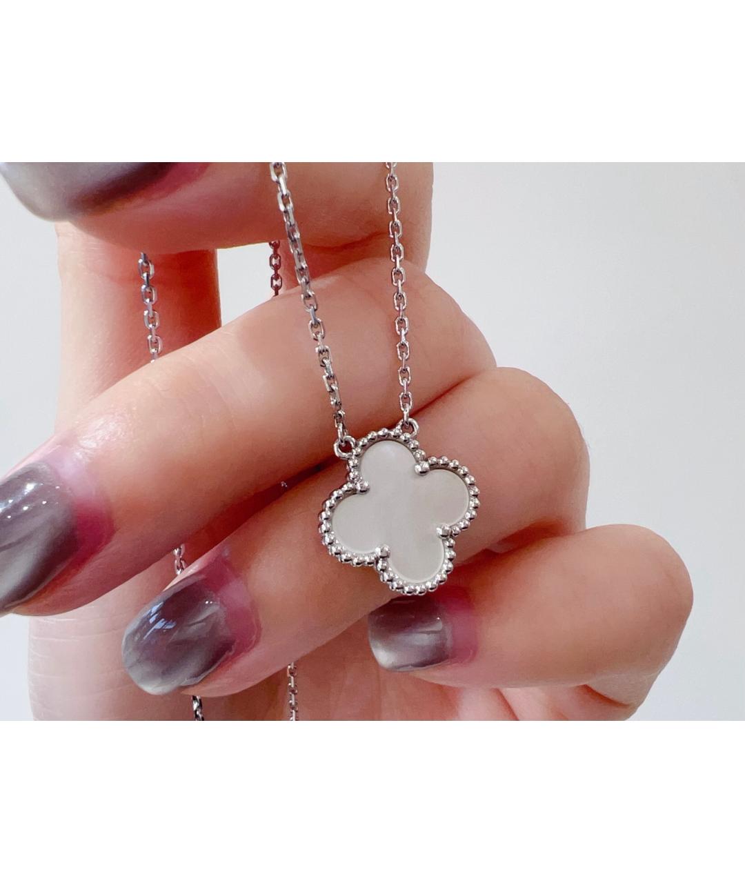 VAN CLEEF & ARPELS Серебряное колье из белого золота, фото 3