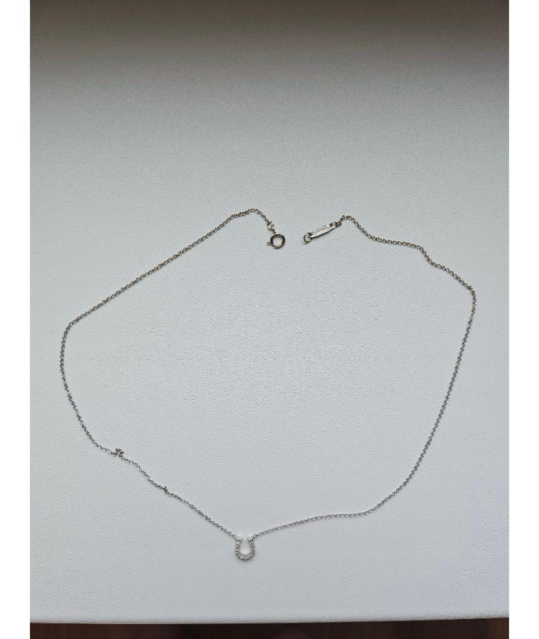 TIFFANY&CO Белое колье из белого золота, фото 4