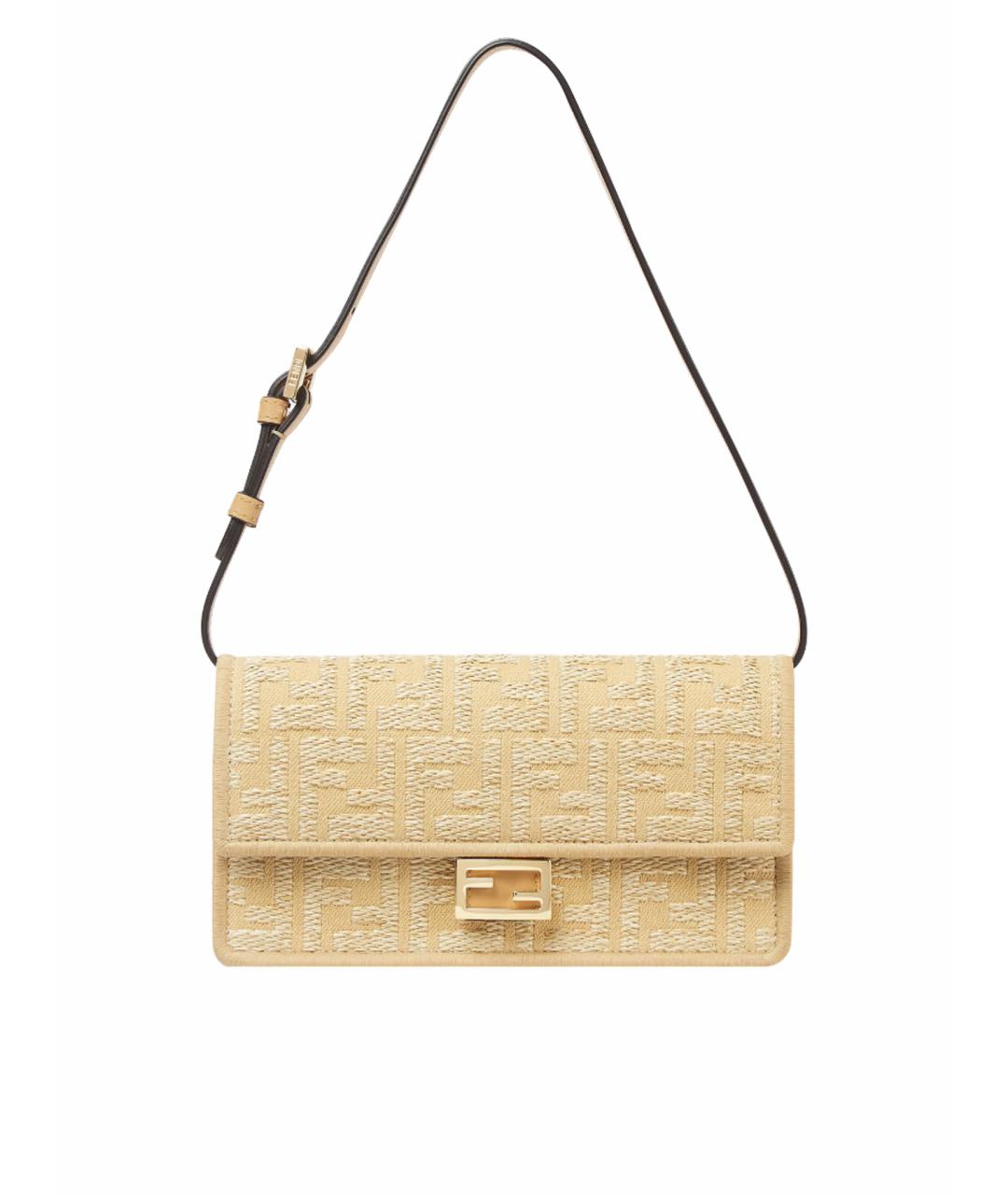FENDI Бежевая сумка через плечо, фото 1