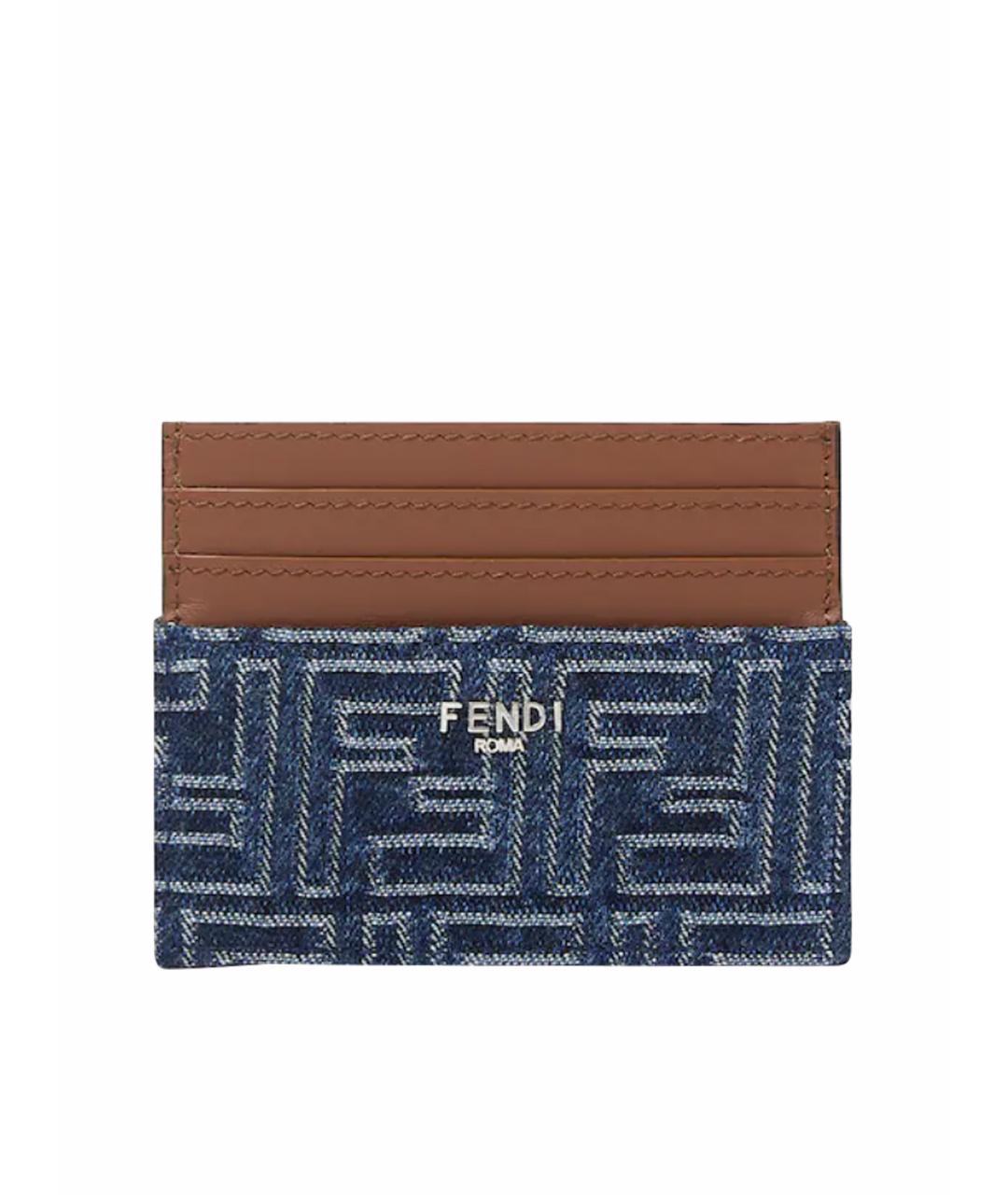 FENDI Синий кардхолдер, фото 1