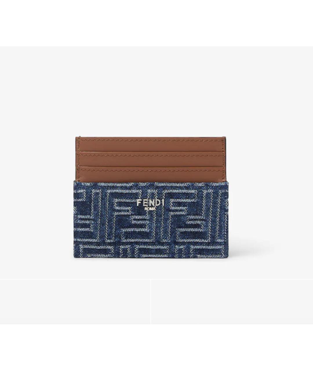 FENDI Синий кардхолдер, фото 4