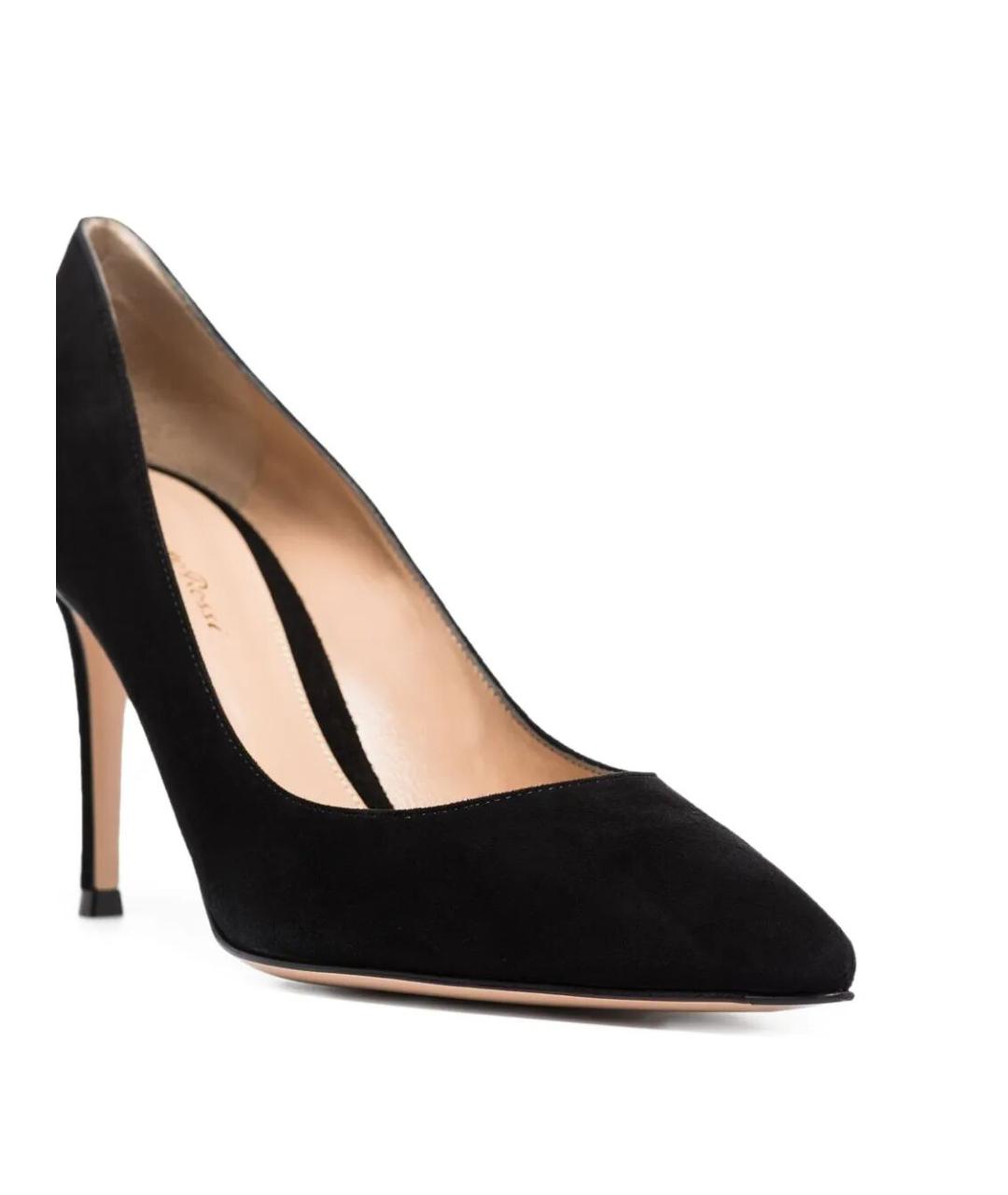 GIANVITO ROSSI Черные замшевые туфли, фото 2