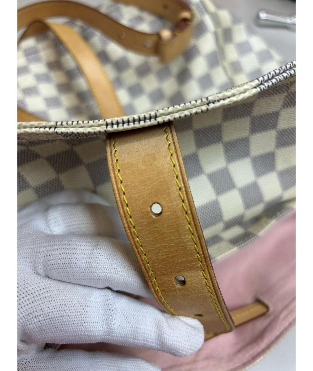 LOUIS VUITTON Белый кожаный рюкзак, фото 6