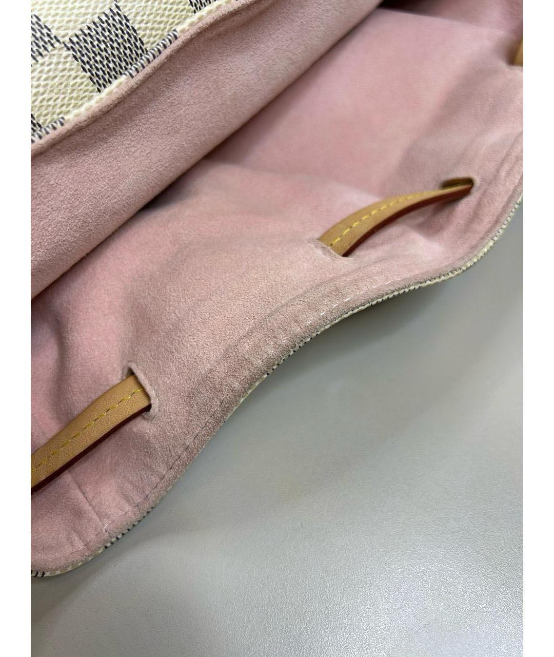 LOUIS VUITTON Белый кожаный рюкзак, фото 7