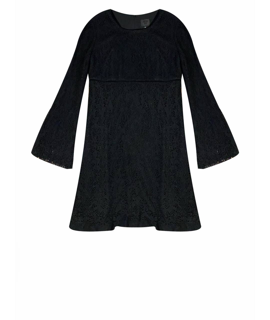 ANNA SUI Черное вискозное повседневное платье, фото 1
