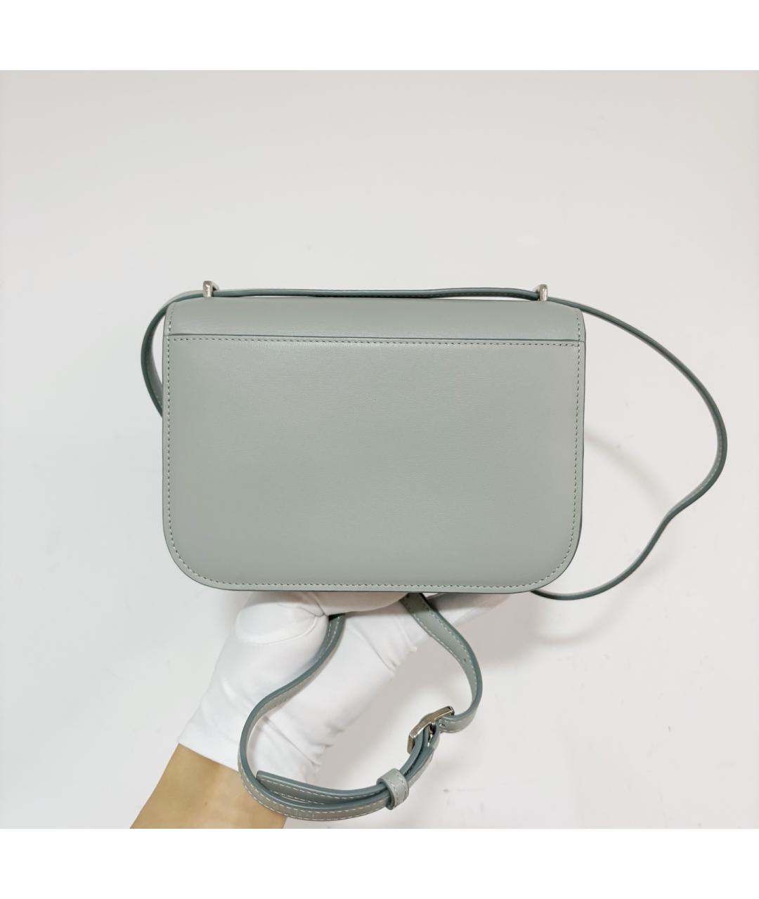 LOEWE Голубая кожаная сумка тоут, фото 3