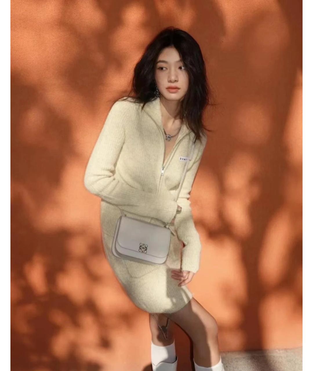 LOEWE Голубая кожаная сумка тоут, фото 8